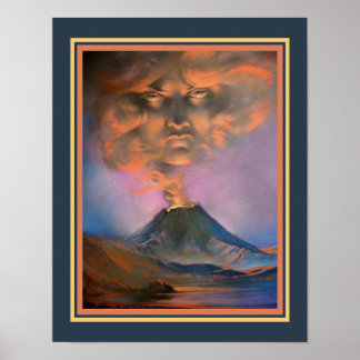 "Angry Nature" #21930 Art Deco Impressão