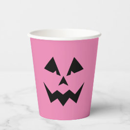 Angry Pink Jack O'Lantern