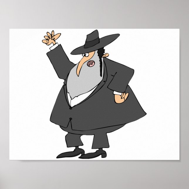 Angry Rabbi Poster (Frente)