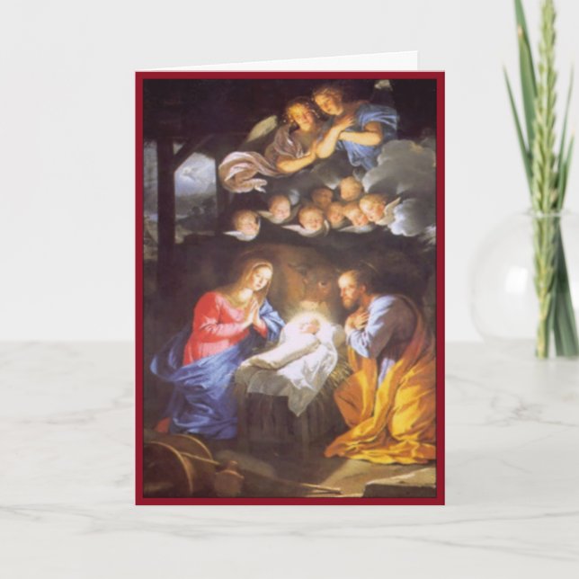 Ângulos Acima do Cartão de Saudações Personalizado (Frente)