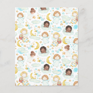 Ângulos Adoráveis e Estrelas - Arte de Aquarela