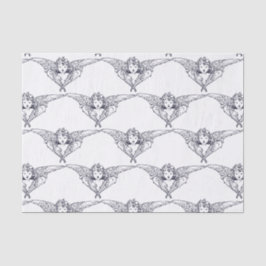 ÂNGULOS DE Papel Tecidual em AZUL E BRANCO