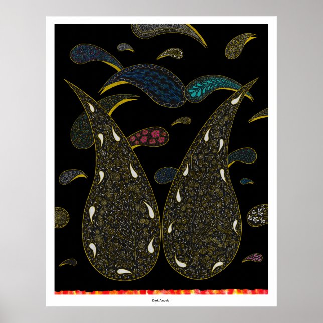 Ângulos escuros - Impressão (Frente)