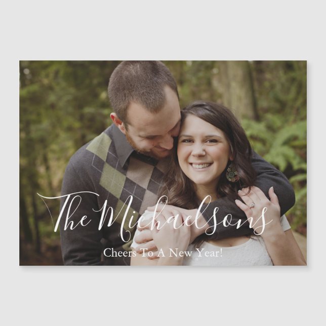 Anima-Se Com Um Cartão De Imagem De Férias De Ano  (Frente)