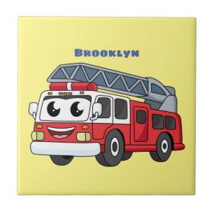 Animação de bombeiros felizes