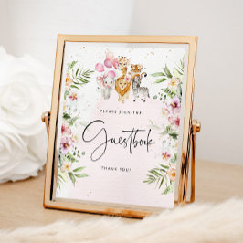 Animais açafrários de raça açafrari Poster