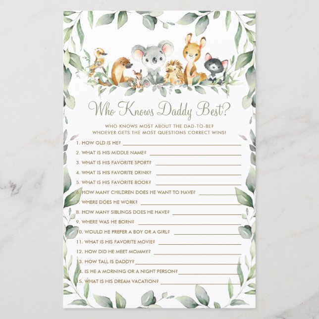 Animais Australianos Verdes Que Conhecem O Melhor  (Frente)