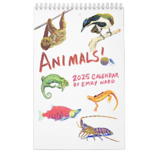 Animais! Calendário 2025