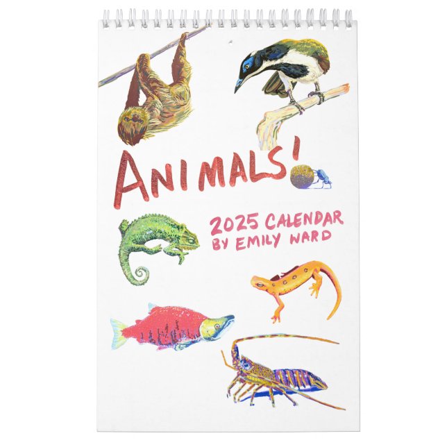 Animais! Calendário 2025 (Capa)