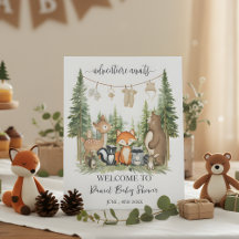 Animais da Floresta Chá de Bebê