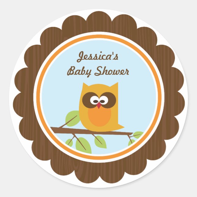 Animais Da Floresta Favorecem Etiqueta Do Saco Vin (Frente)