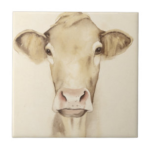Animais de Casca de Aquarela Vaca