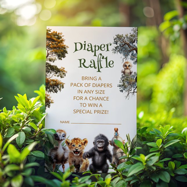 Animais de Corte Sexo Cartões de Fralda Neutra (Criador carregado)