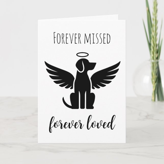 animais de estimação perda de cartões de compaixão (Frente)