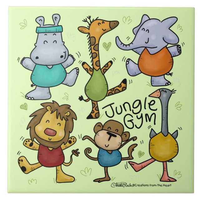 Animais De Exercício Jungle Gym (Frente)