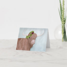 Animais de Férias Incomuns: Vaca Cartão 4"x5.6"