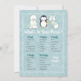 Animais de inverno O que há no seu jogo de Chá