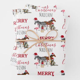 Animais de Natal Engraçados e Personalizados Luzes