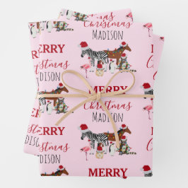 Animais de Natal Engraçados e Personalizados Luzes