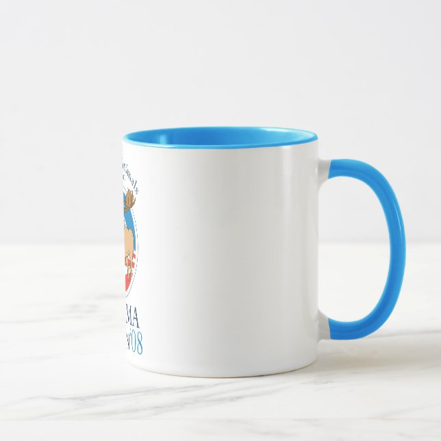 Animais do Alasca para a caneca de Obama (Direita)