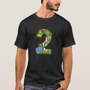 Animais do Jardim Zoológico Safari Camisa Número 2