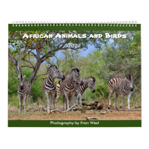 Animais e Aves Africanos Calendário 2027