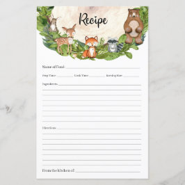 Animais florestais em madeira verde em madeira em