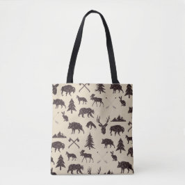 Animais Geométricos Da Floresta| Saco de Tote Anim