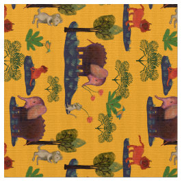 Animais imaginários: leões, ratos, tecido dos