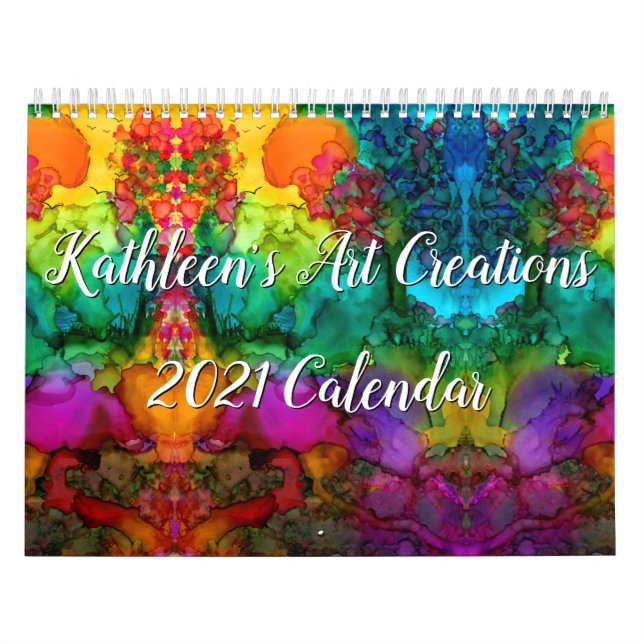 Animais Imísicos e Coloridos Calendário 2021 (Capa)