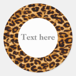 Animais, impressão animal, Leopardo, adesivos de c