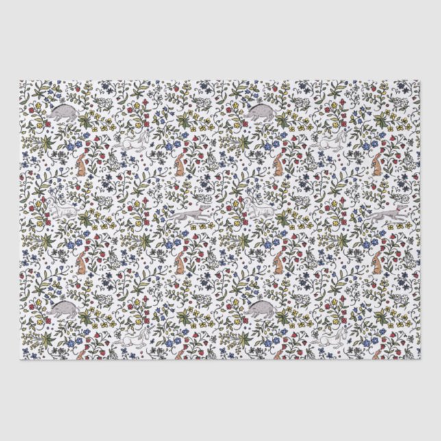 Animais medievais - papel tecidular de pulgas (Frente )