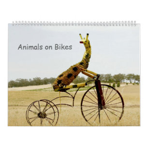 Animais no calendário das bicicletas 2013