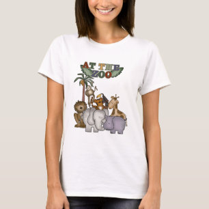 Animais no camiseta e nos presentes do jardim
