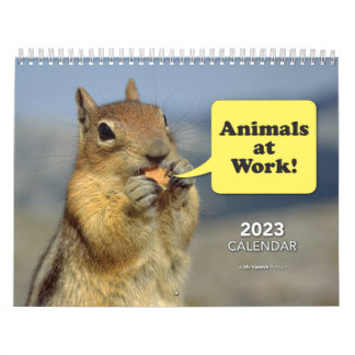 "Animais no Trabalho" Calendário 2023