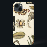 Animais Partilhados Pintados em Fundo de Creme<br><div class="desc">As maravilhas da natureza são mostradas nesta peça pelo Vision Studio. Os insetos assustadores misturam-se com um elefante,  uma borboleta e outros animais cortados. Se você ama a natureza,  este é o impressão para você!</div>