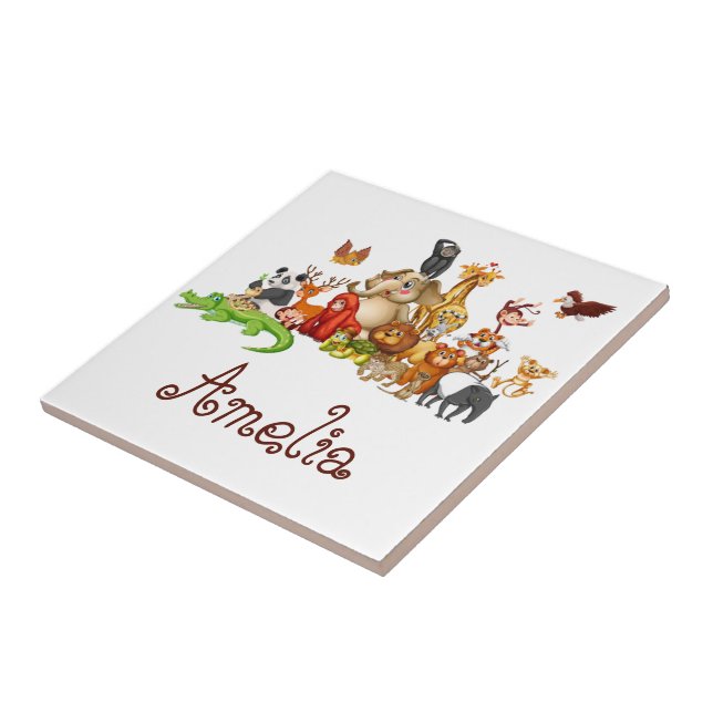 Animais personalizados para crianças (Lateral)