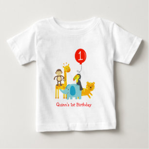 Animais Safari do Zoo Selgle Camisa de Nascimento