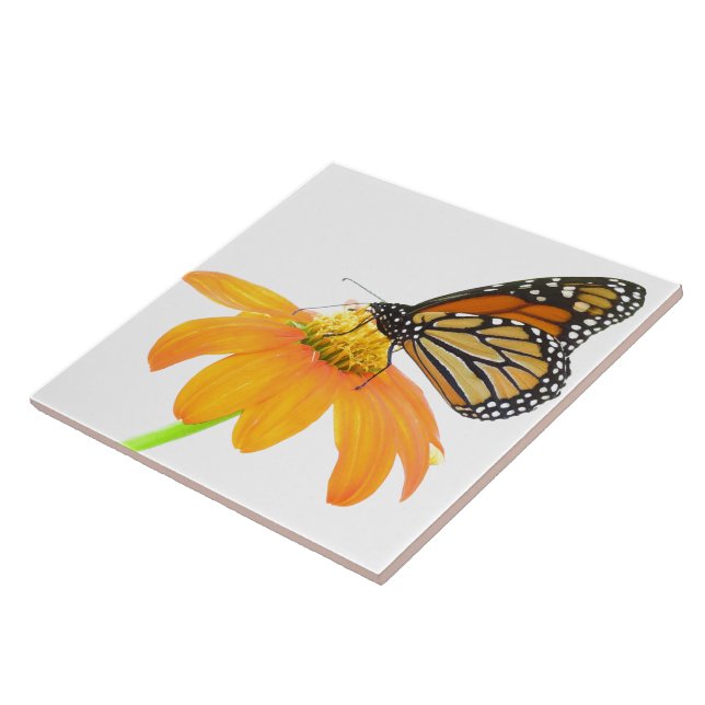 Animais selvagens da flor do girassol da borboleta (Lateral)