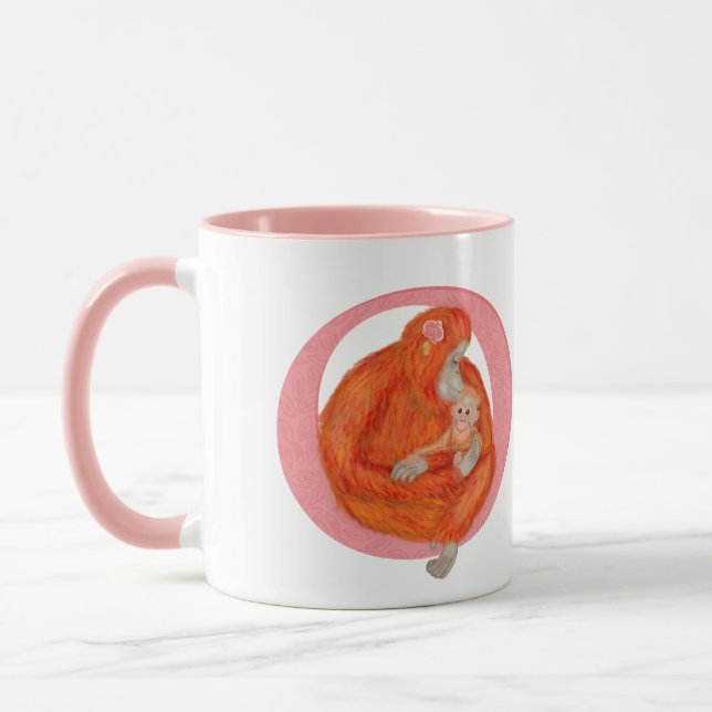 Animal ABC O é para caneca de orangotano (Esquerda)