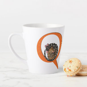 Animal ABC Q é para a caneca de latão quilo