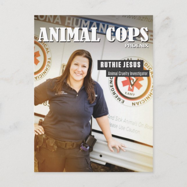 Animal Cops Phoenix: Cartão de Posto Ruthie (Frente)