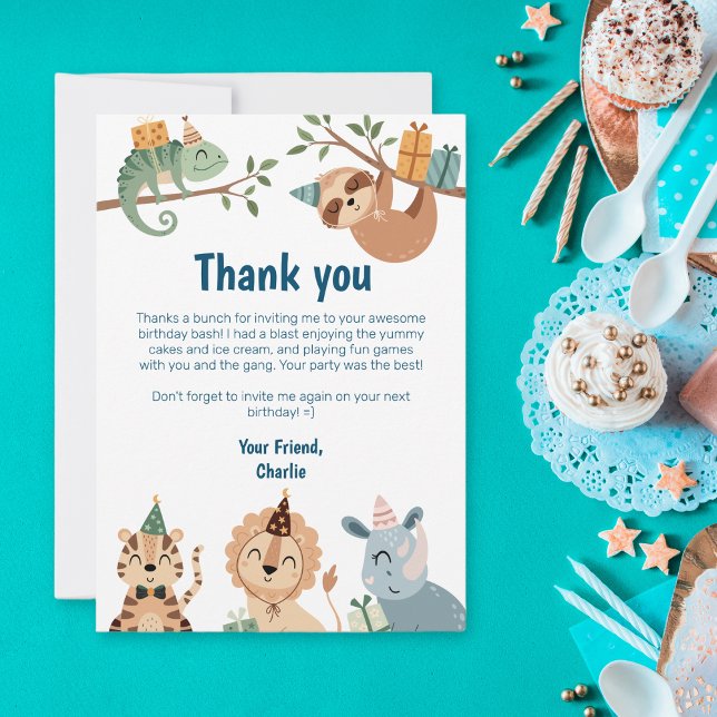 Animal da Jungle Party, Obrigado pelos convites pa (Criador carregado)