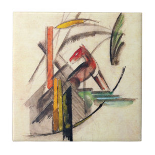 Animal por Franz Marc, Arte Expressionista Vintage