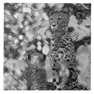 AnimalArtBW_Cheetah_008