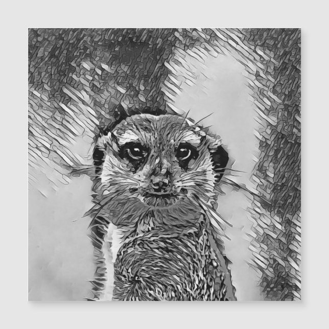 AnimalArtBW_Meerkat_002 (Frente)