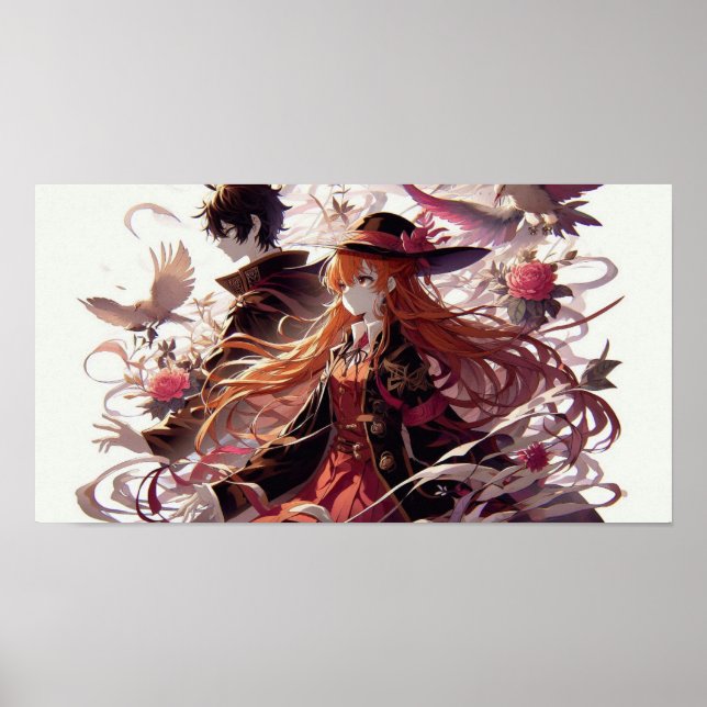 Anime Art Wall Decor Poster (Frente)