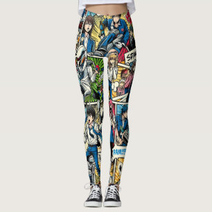 Anime Chic: Leggings do estilo Trendy Manga