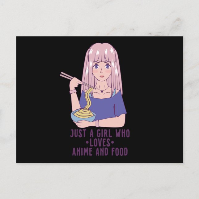 Anime Girl | Para o programa Anime & Comida Lover (Frente)