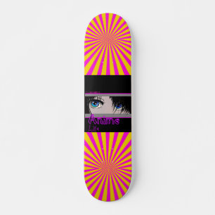 Anime Life Sunburst 7, 3/4", skate Deck